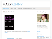 Tablet Screenshot of mary-kenny.com
